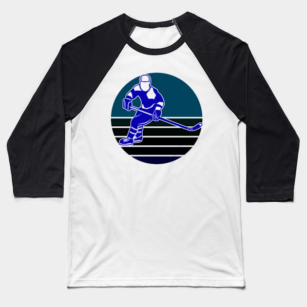 Ice Hockey Baseball T-Shirt by Shop Ovov